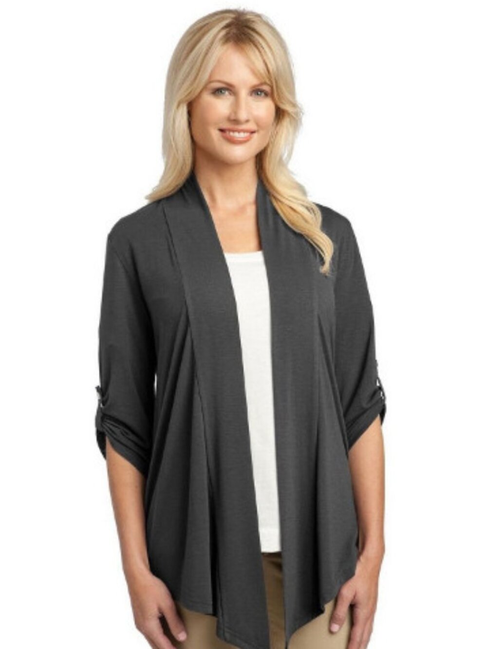 Port Authority Ladies Concept Shrug. - L543 - Grey Smoke